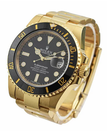 CleaN Factory Rolex Full Gold Black Submariner 3135 Replica - Detailed Review