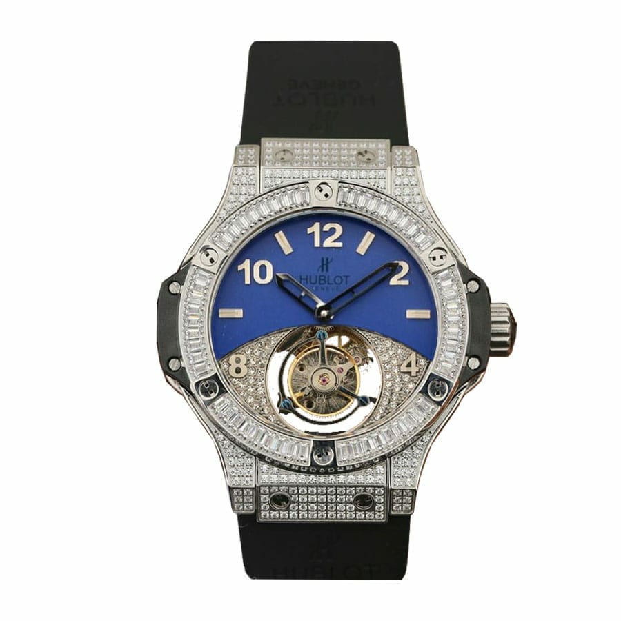 Hublot With Diamonds Blue 1:1 12A Super Clone