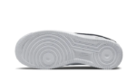 07 FM Cut Out Swoosh White Black