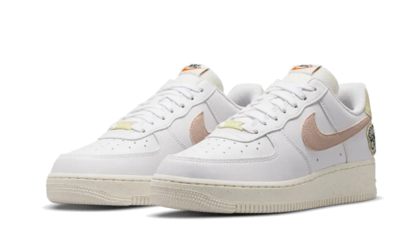 07 Next Nature White Pink Oxford