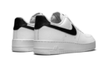 07 White Black Pebbled Leather
