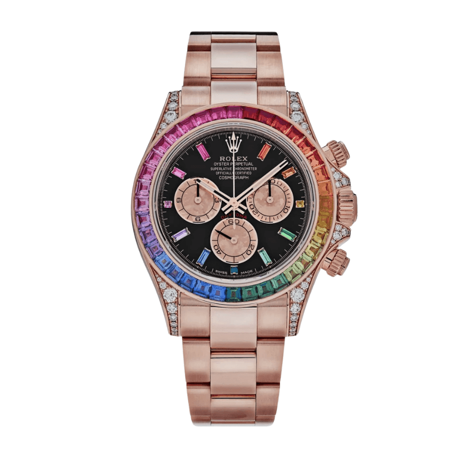 Daytona black dial sapphire bezel 40mm