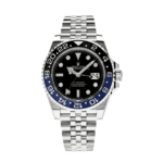 Gmt-master ii batman stainless black dial 40mm