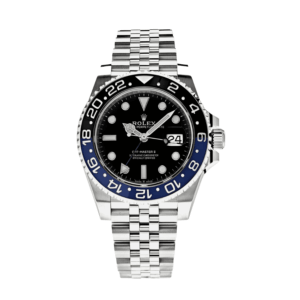 Gmt-master ii batman stainless black dial 40mm