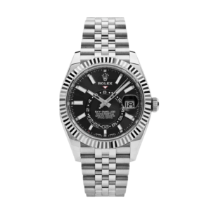 Sky-dweller black dial jubilee 42mm