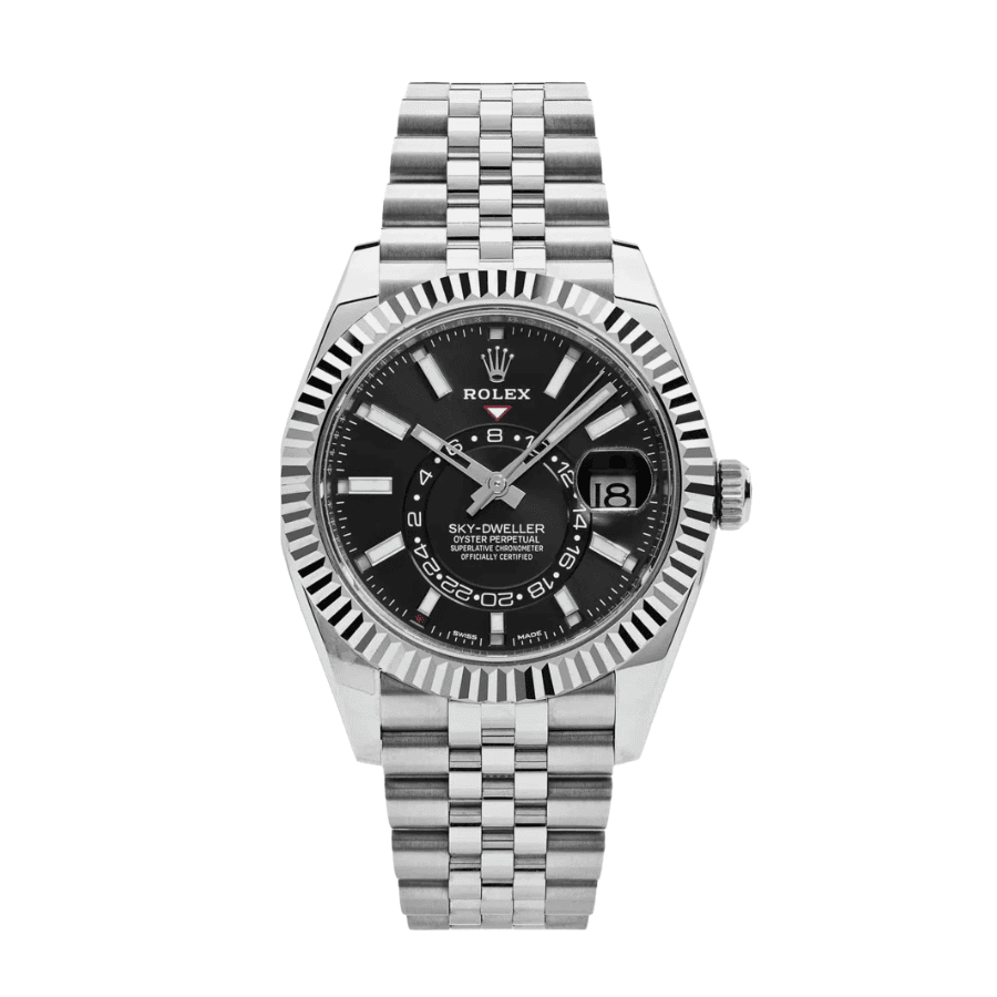 Sky-dweller black dial jubilee 42mm
