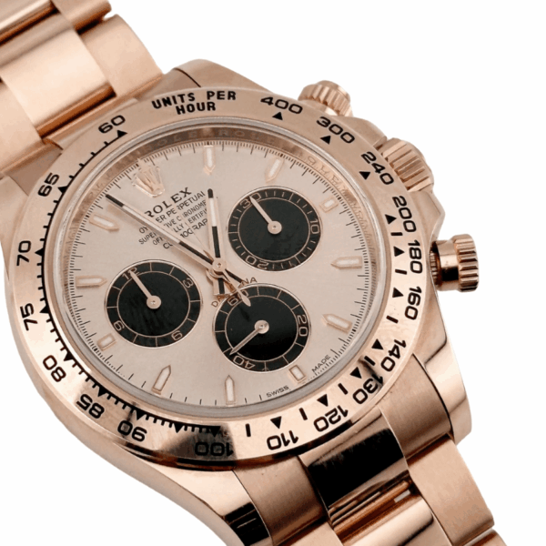 Daytona rose gold sundust dial 40mm