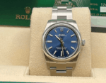 Oyster perpetual blue dial 34mm