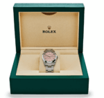 Oyster perpetual pink dial 34mm