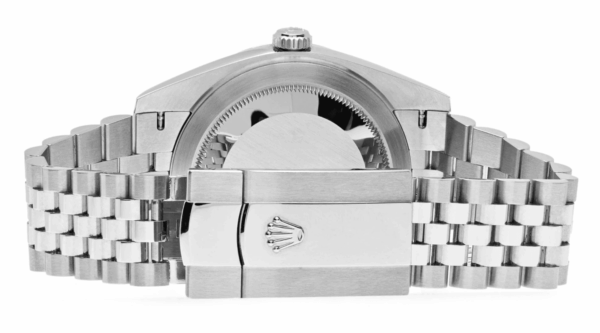 Date juststeel white dial 41mm