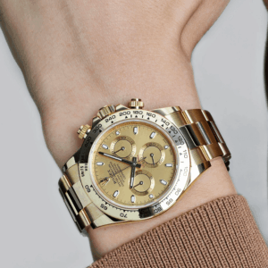 Daytona yellow gold champagne dial 40mm