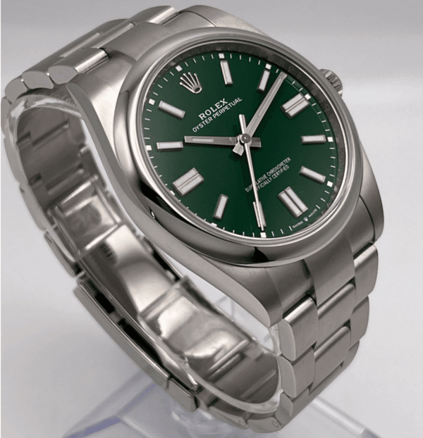 Oyster perpetual green dial 41mm