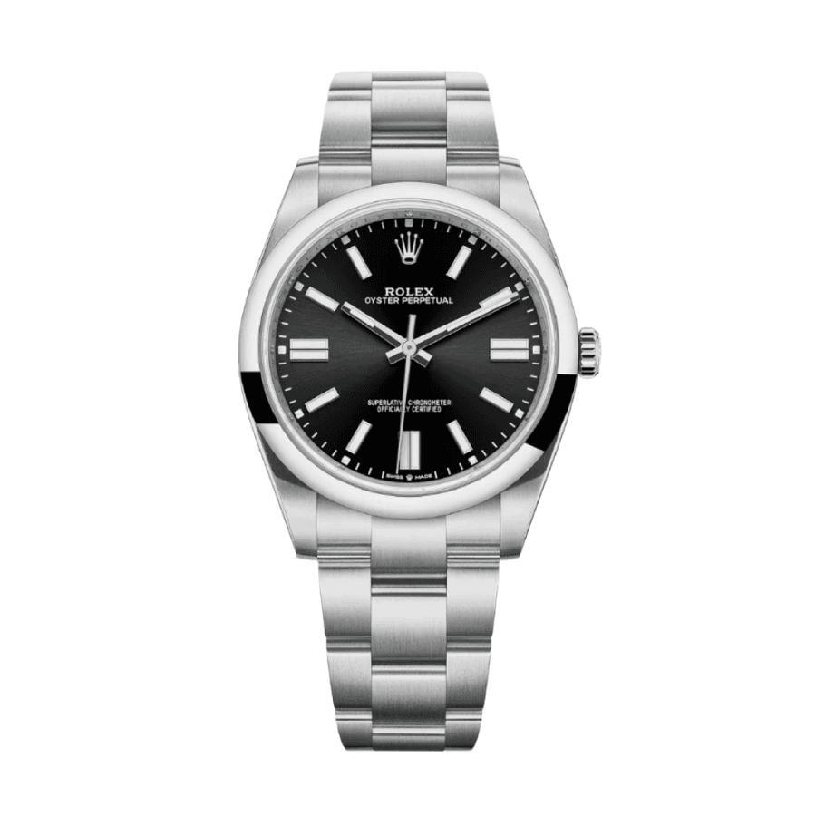 Oyster perpetual black dial 41mm