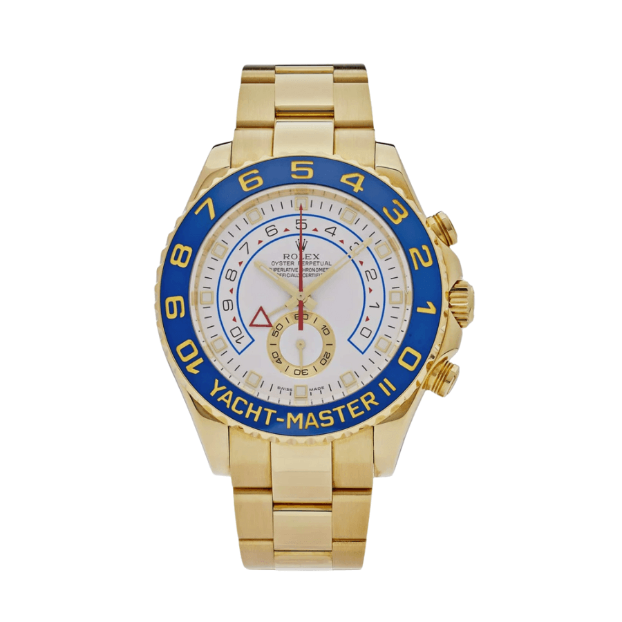 Yacht-master yellow gold white dial 44mm