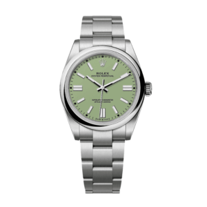 Oyster perpetual pistachio dial 41mm