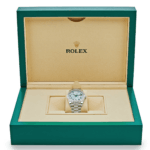 Day-date ice blue arabic dial diamond 40mm