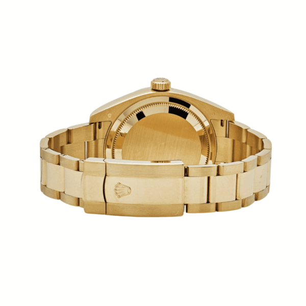 Sky-dweller gold champagne dial arabic numerals 42mm