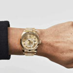 Sky-dweller gold champagne dial arabic numerals 42mm