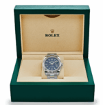 Date just fluted motif blue dial oyster 41mm