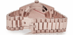 Day-date rose gold sundust roman dial 40mm