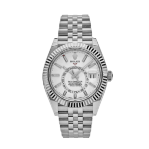 Sky-dweller white dial jubilee 42mm