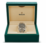 Date just rose gold fluted motif dial 41mm