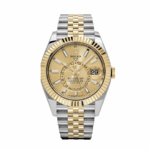 Sky-dweller gold jubilee champagne dial 42mm