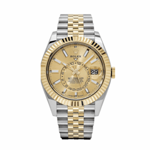 Sky-dweller gold jubilee champagne dial 42mm