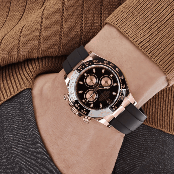 Daytona rose gold black dial 40mm