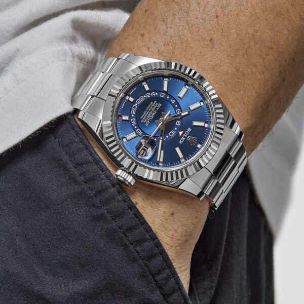 Sky-dweller blue dial oyster 42mm