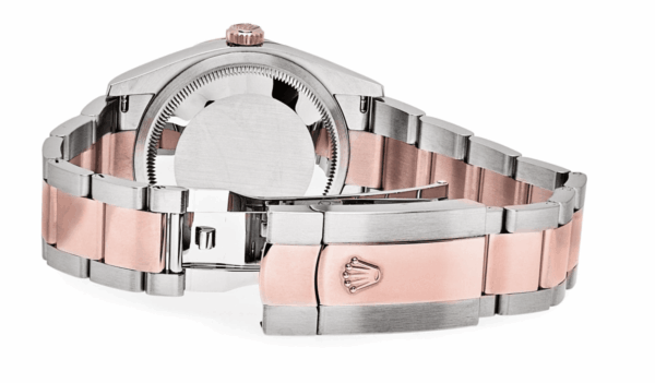 Date just rose gold mother of pearl diamond dial 36mm