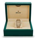 Day-date yellow gold champagne diamond dial 41mm