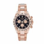 Daytona rose gold black dial 40mm