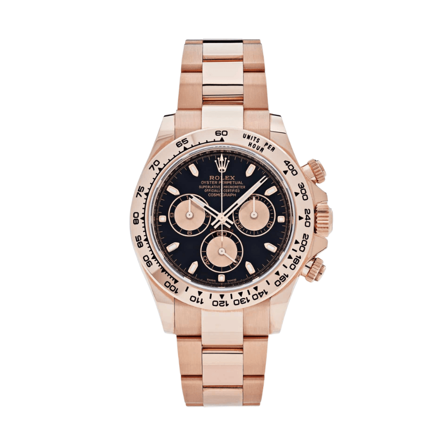 Daytona rose gold black dial 40mm