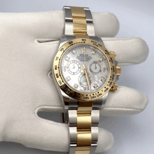 Daytona mother of pearl diamond dial 40mm