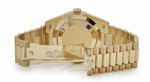 Day-date yellow gold baguette diamond dial 40mm