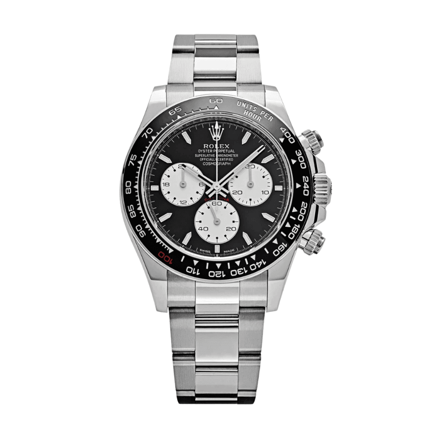 Daytona white gold black dial 40mm