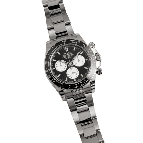 Daytona white gold black dial 40mm