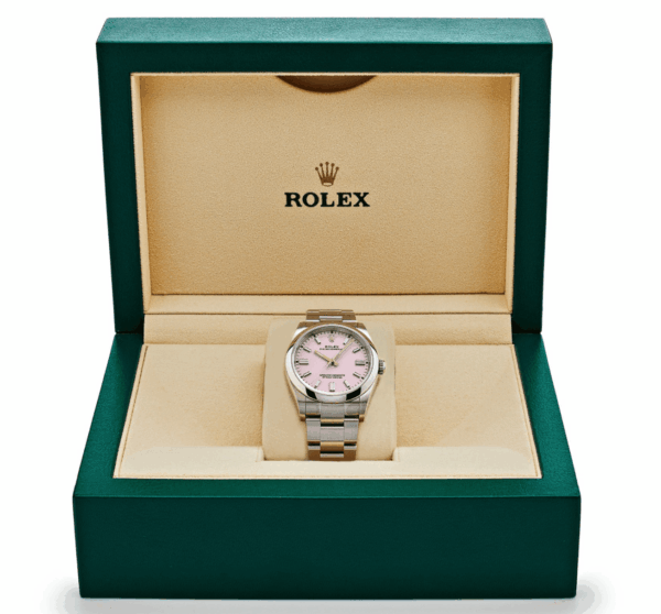 Oyster perpetual candy pink dial 36mm