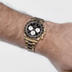 Daytona yellow gold black dial 40mm