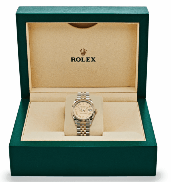 Date just ladies rose roman pink dial 31mm