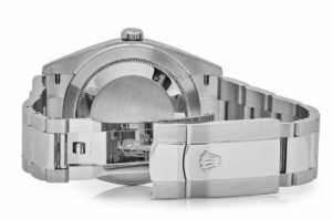 Date just steel black oyster dial 41mm