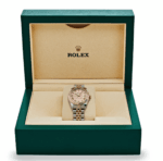 Date just ladies rose gold sundust dial 31mm