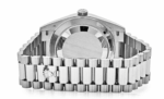 Day-date white gold rhodium grey dial 40mm