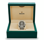 Day-date white gold rhodium grey dial 40mm