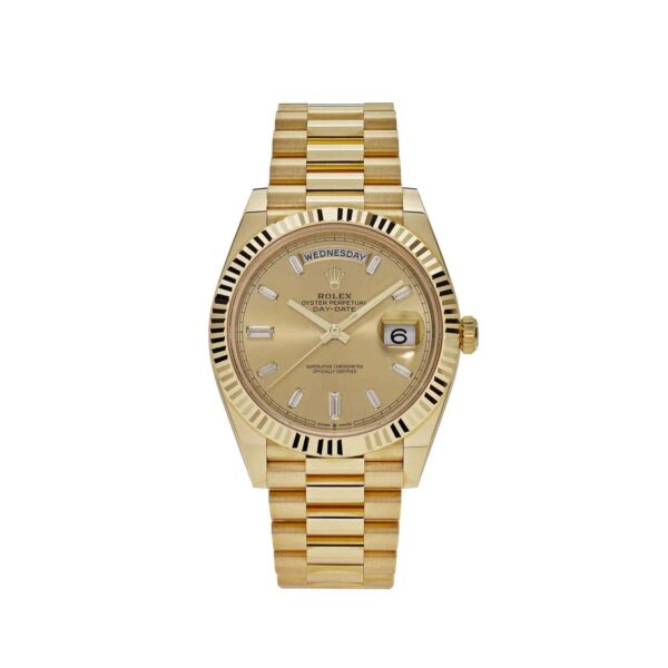 Day-date gold watch
