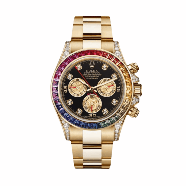 Daytona black dial sapphire bezel 40mm