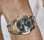 Date just wimbledon yellow gold state dial 41mm