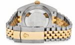 Date just yellow gold silver dial 41mm