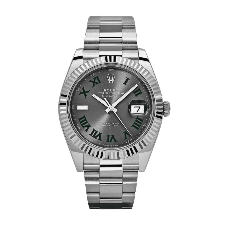 Date just wimbledon slate dial 41mm